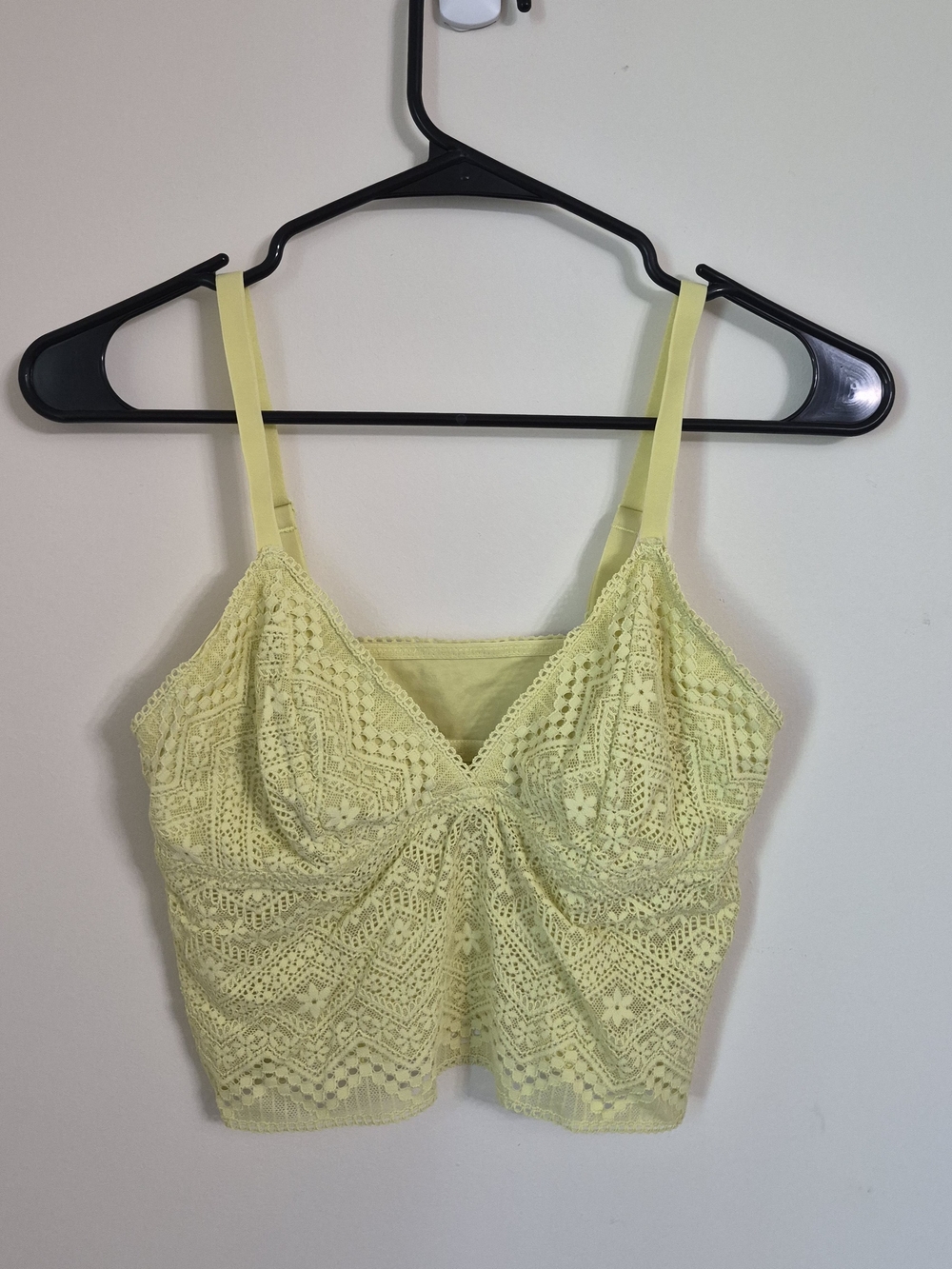Auden Lemon Lace Bralette Size Medium